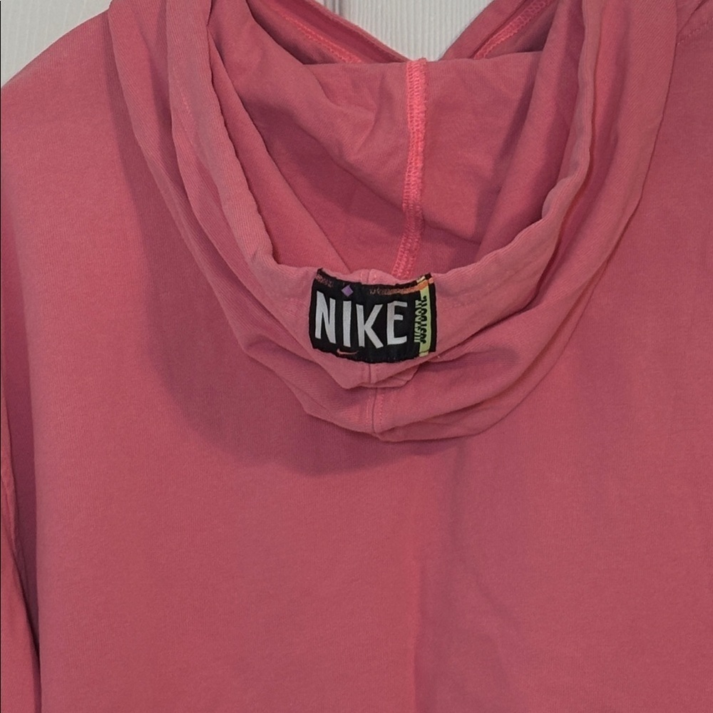 Nike Pullover Pink Hoodie, cotton, Large - Picture 5 of 8